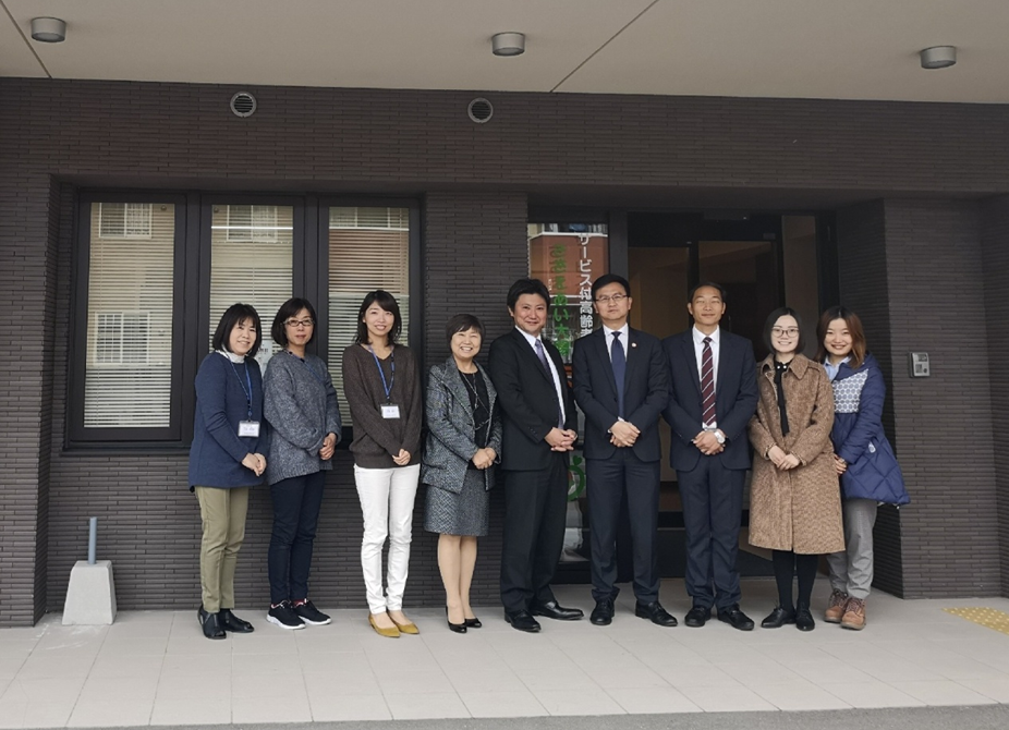 敬鸿彬院长带队考察访问医疗法人优诚会与西日本短期大学